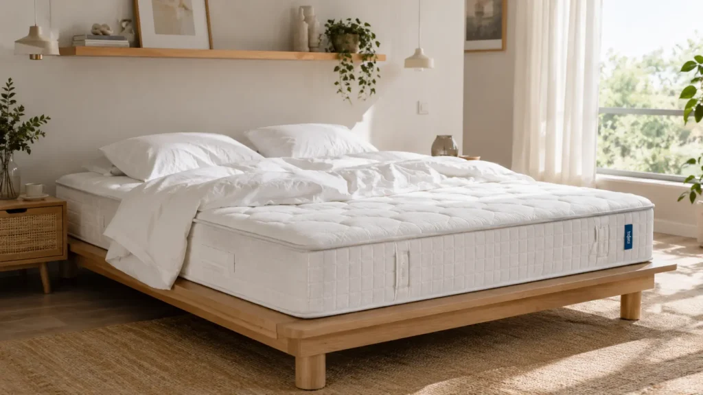 lit avec matelas hybride tediber