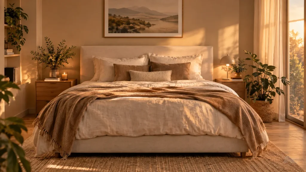 lit csy équipé d'un matelas simmons