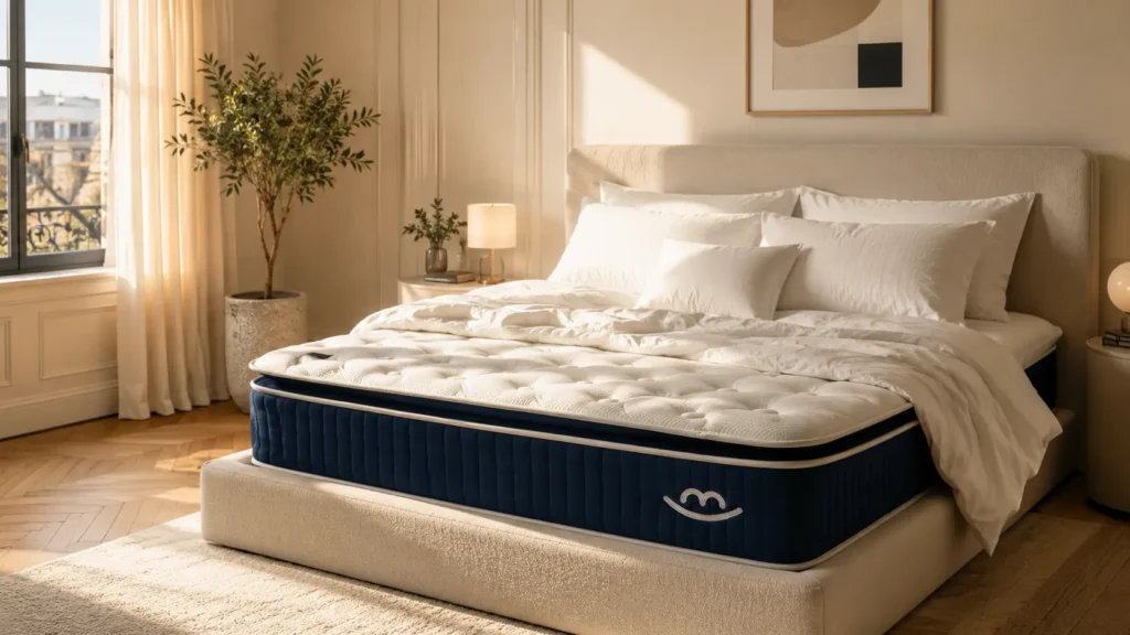 matelas morphea victoria dans une chambre lumineuse